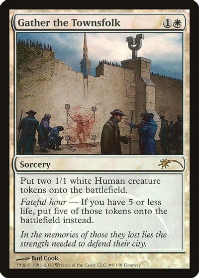 Gather the Townsfolk WPN & Gateway Promos Magic card