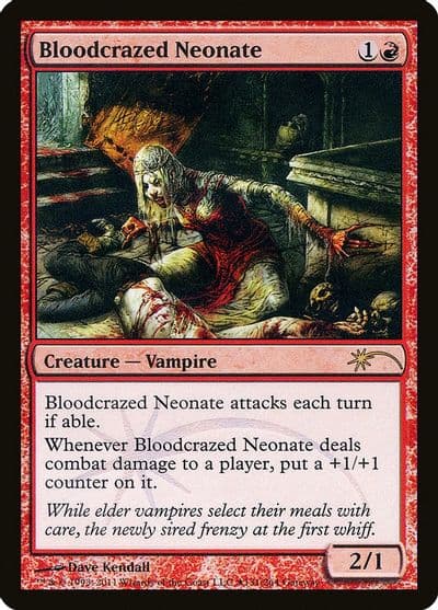 Bloodcrazed Neonate WPN & Gateway Promos Magic card
