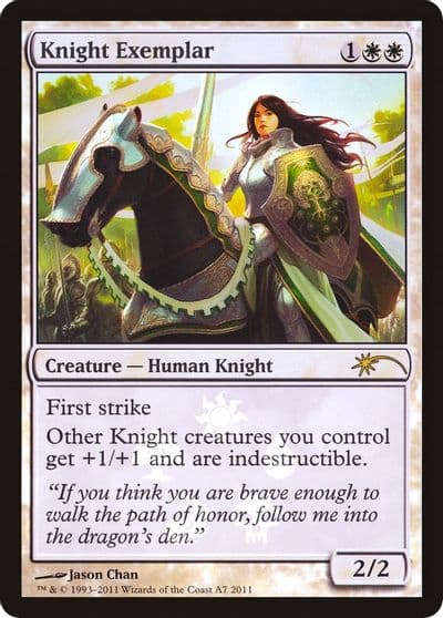Knight Exemplar Media Promos Magic card