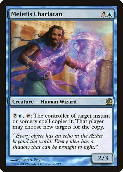 Meletis Charlatan Theros Magic card