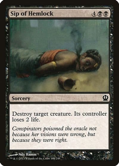 Sip of Hemlock Theros Magic card