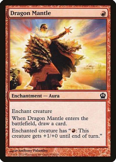 Dragon Mantle Theros Magic card