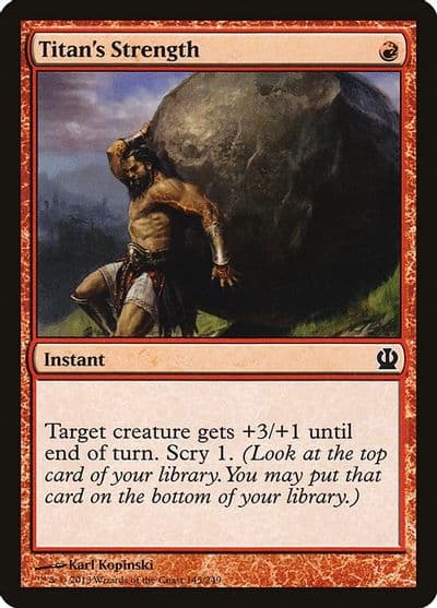 Titans Strength Theros Magic card