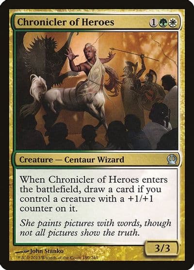 Chronicler of Heroes Theros Magic card