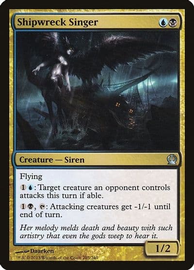 Shipwreck Singer Theros Magic card