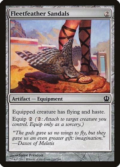Fleetfeather Sandals Theros Magic card