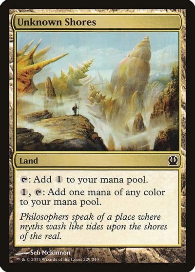 Unknown Shores Theros Magic card
