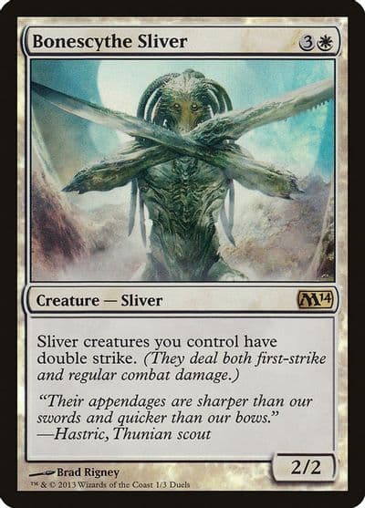 Bonescythe Sliver Media Promos Magic card