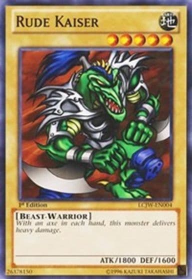 Rude Kaiser Legendary Collection 4: Joey's World Yu-Gi-Oh! card