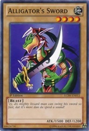 Alligators Sword Legendary Collection 4: Joey's World Yu-Gi-Oh! card