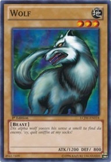Wolf Legendary Collection 4: Joey's World Yu-Gi-Oh! card