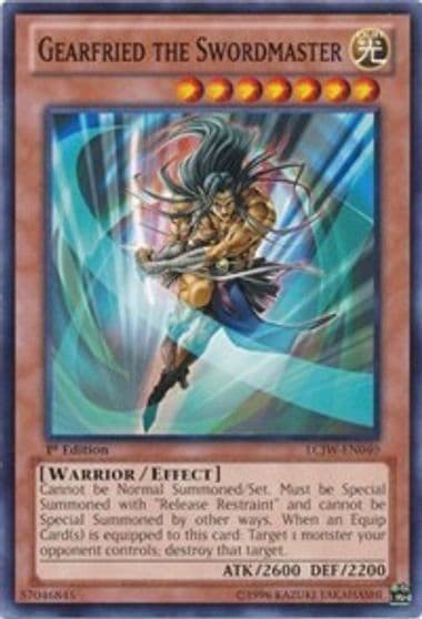 Gearfried the Swordmaster Legendary Collection 4: Joey's World Yu-Gi-Oh! card