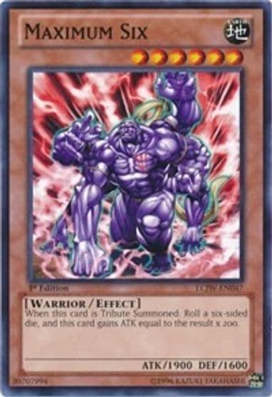Maximum Six Legendary Collection 4: Joey's World Yu-Gi-Oh! card