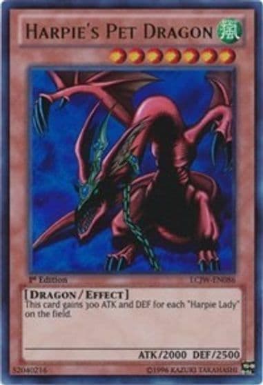 Harpies Pet Dragon Legendary Collection 4: Joey's World Yu-Gi-Oh! card