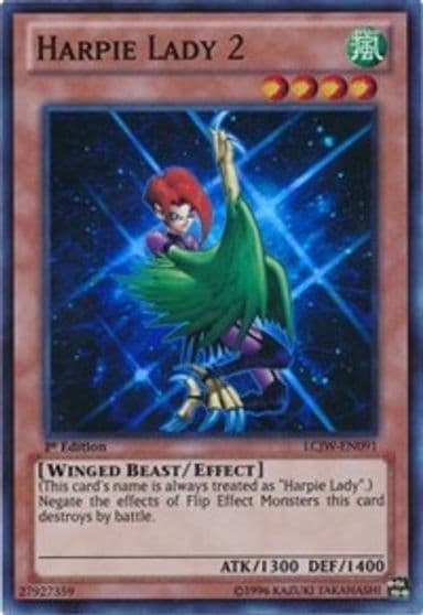 Harpie Lady 2 Legendary Collection 4: Joey's World Yu-Gi-Oh! card