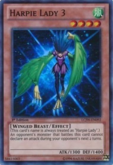 Harpie Lady 3 Legendary Collection 4: Joey's World Yu-Gi-Oh! card