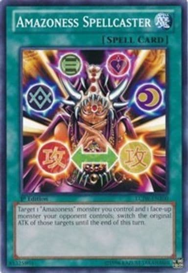 Amazoness Spellcaster Legendary Collection 4: Joey's World Yu-Gi-Oh! card