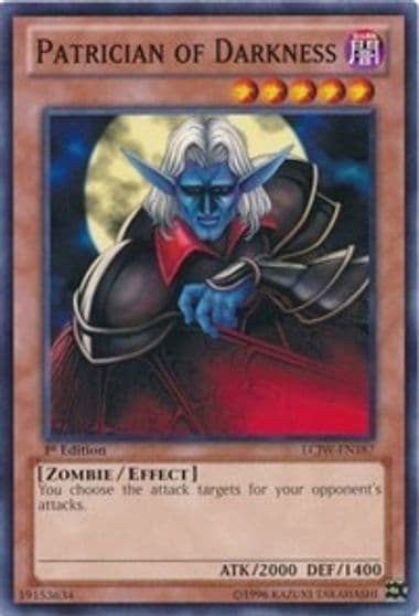Patrician of Darkness Legendary Collection 4: Joey's World Yu-Gi-Oh! card