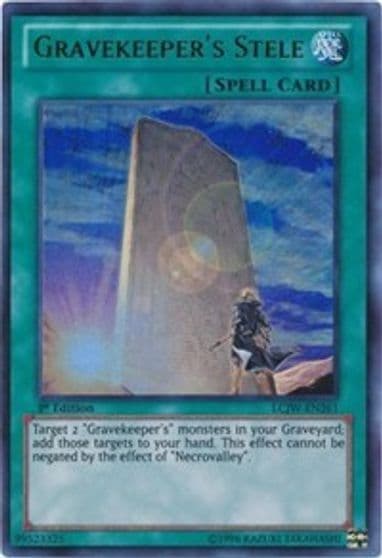 Gravekeepers Stele Legendary Collection 4: Joey's World Yu-Gi-Oh! card