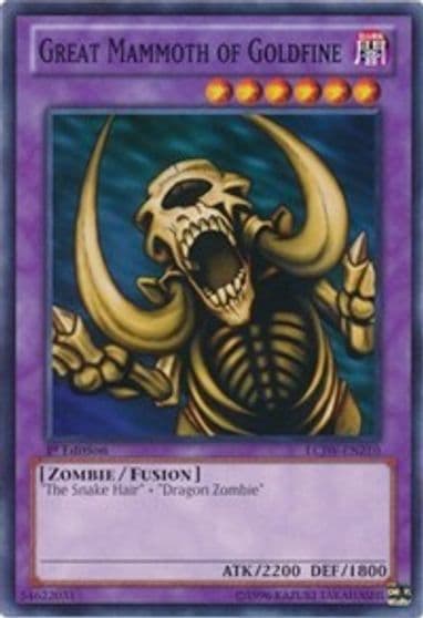 Great Mammoth of Goldfine Legendary Collection 4: Joey's World Yu-Gi-Oh! card