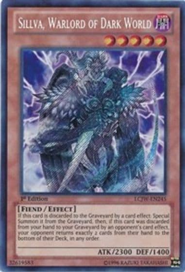 Sillva Warlord of Dark World Legendary Collection 4: Joey's World Yu-Gi-Oh! card