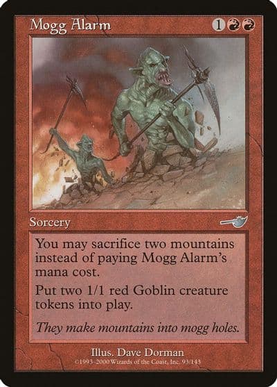 Mogg Alarm Nemesis Magic card