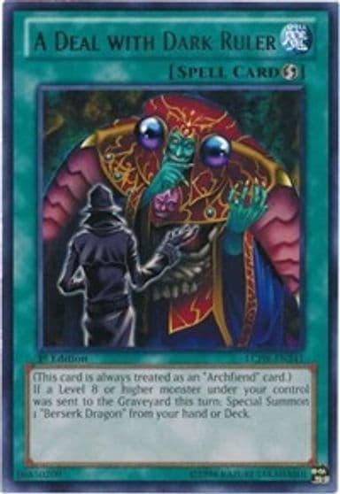 A Deal with Dark Ruler Legendary Collection 4: Joey's World Yu-Gi-Oh! card