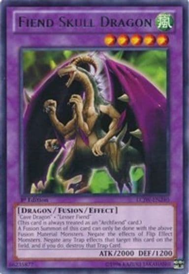 Fiend Skull Dragon Legendary Collection 4: Joey's World Yu-Gi-Oh! card