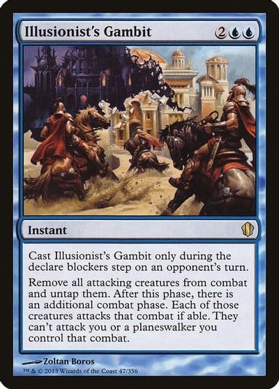 Illusionists Gambit Commander 2013 Magic card