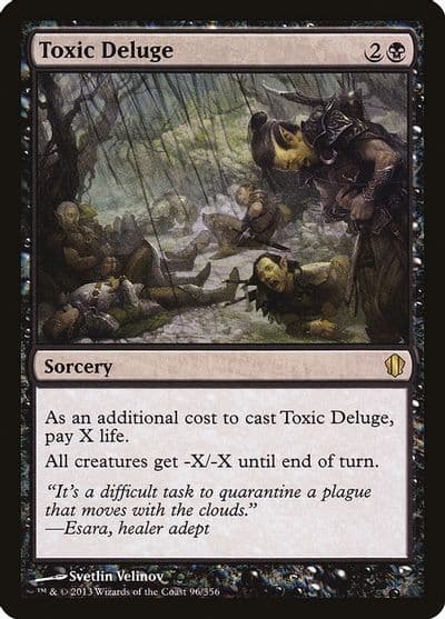 Toxic Deluge Commander 2013 Magic card