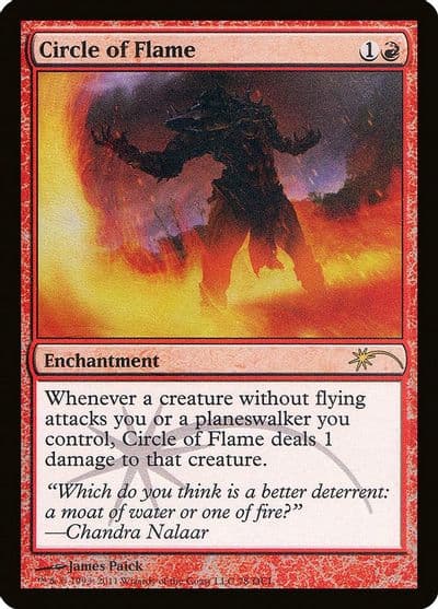 Circle of Flame WPN & Gateway Promos Magic card
