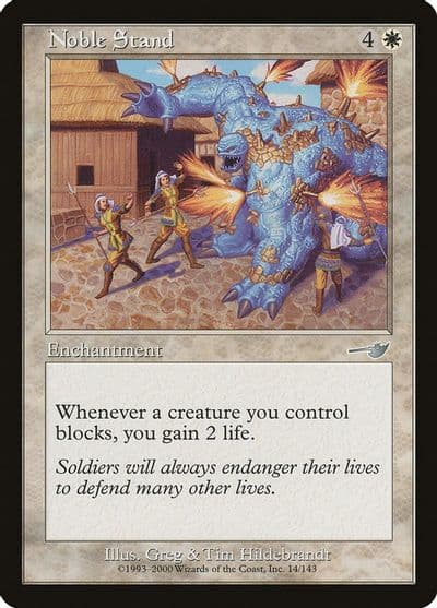 Noble Stand Nemesis Magic card