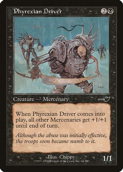 Phyrexian Driver Nemesis Magic card