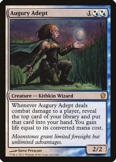 Augury Adept Commander 2013 Magic card
