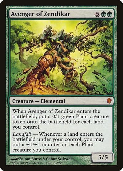 Avenger of Zendikar Commander 2013 Magic card