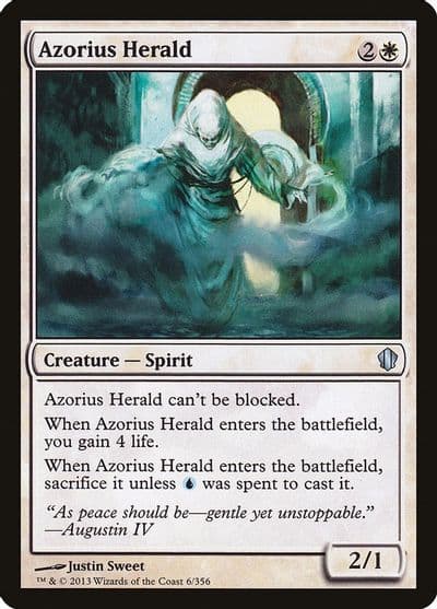 Azorius Herald Commander 2013 Magic card