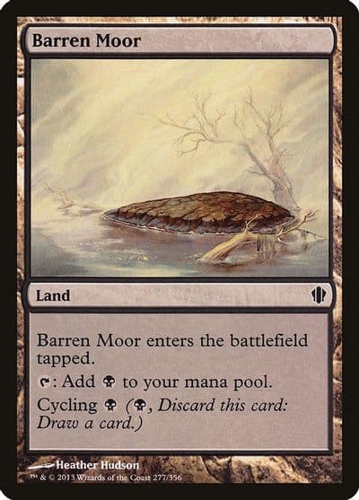 Barren Moor Commander 2013 Magic card