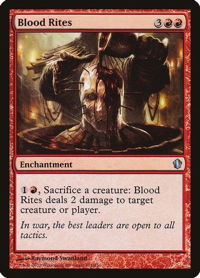 Blood Rites Commander 2013 Magic card