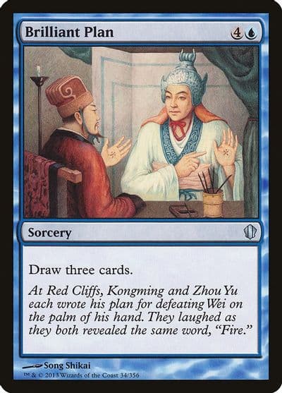 Brilliant Plan Commander 2013 Magic card