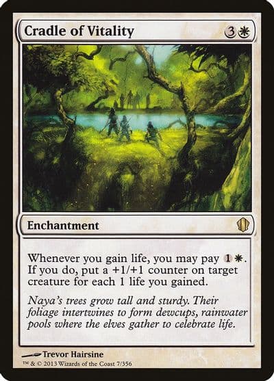 Cradle of Vitality Commander 2013 Magic card