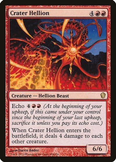 Crater Hellion Commander 2013 Magic card