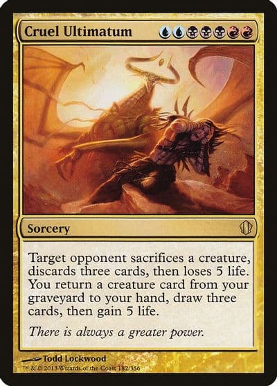 Cruel Ultimatum Commander 2013 Magic card