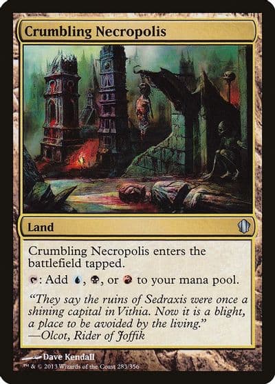 Crumbling Necropolis Commander 2013 Magic card