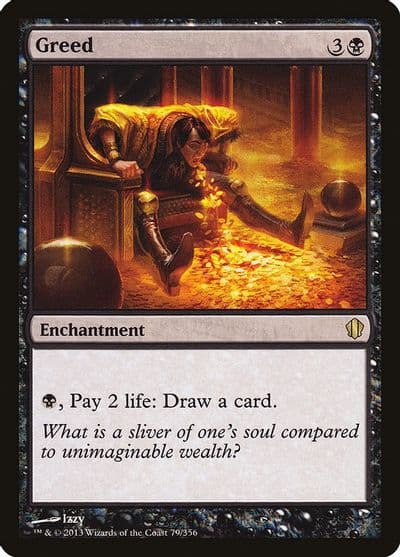 Greed Commander 2013 Magic card
