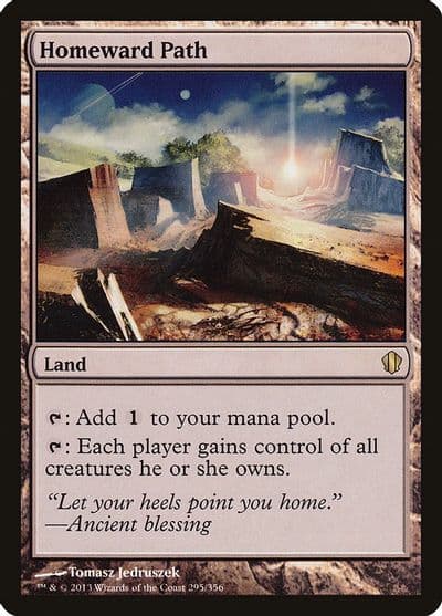 Homeward Path Commander 2013 Magic card