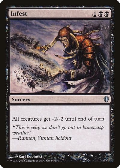 Infest Commander 2013 Magic card