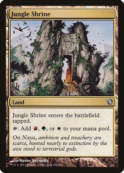 Jungle Shrine Commander 2013 Magic card