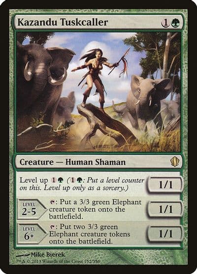 Kazandu Tuskcaller Commander 2013 Magic card