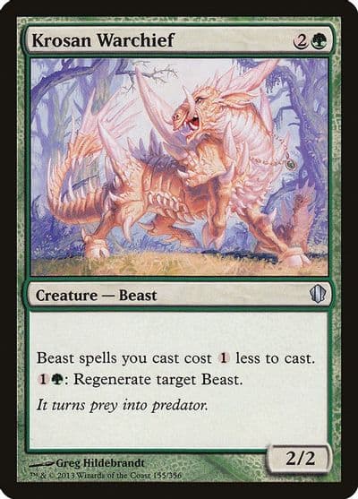 Krosan Warchief Commander 2013 Magic card