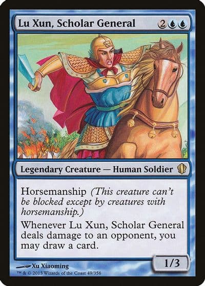 Lu Xun Scholar General Commander 2013 Magic card